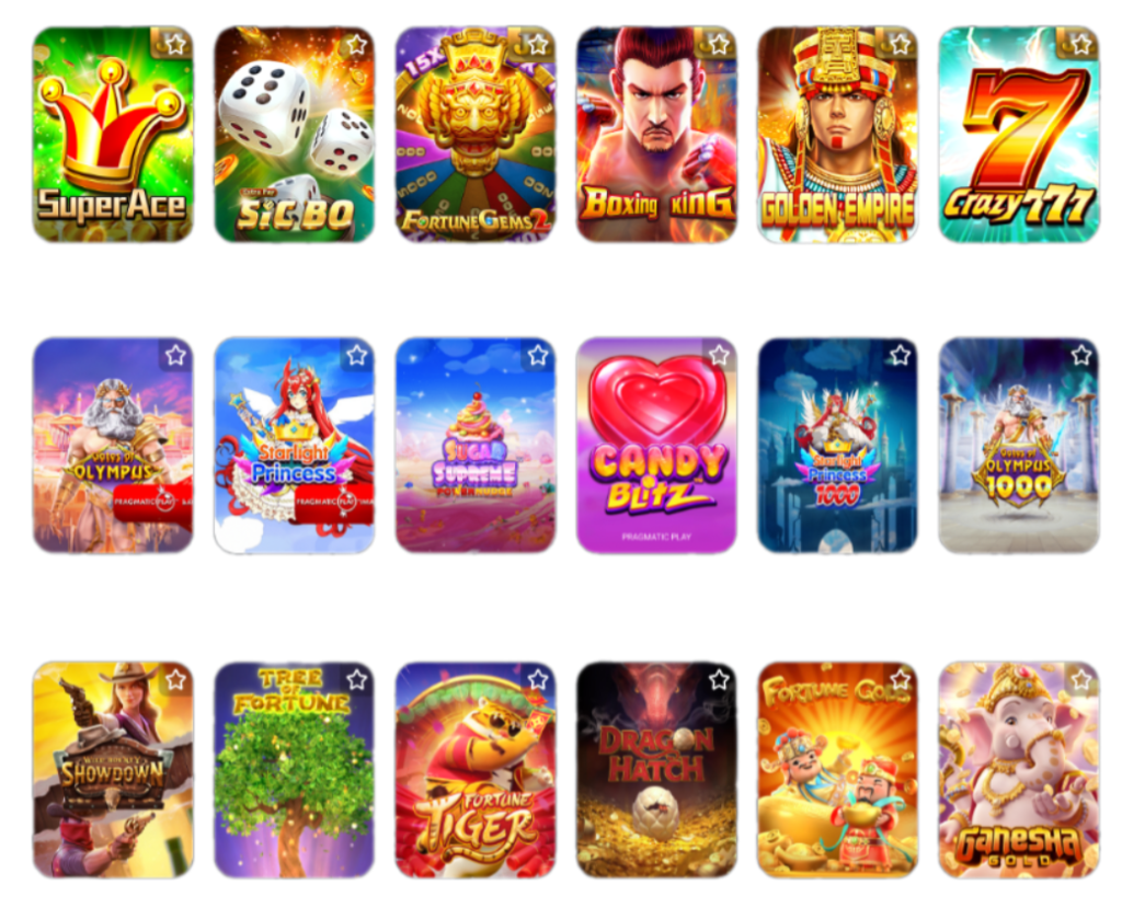 Nice88 Casino games